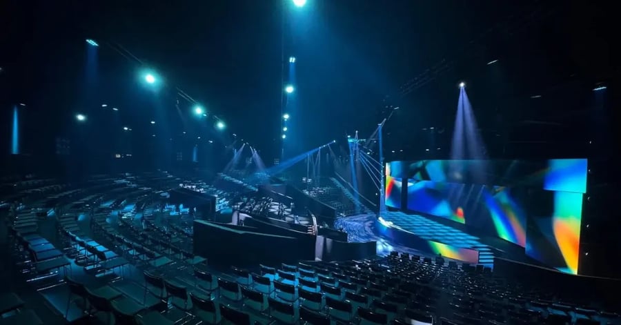 Producción técnica audiovisual de Novelty Spain para el MWC 2025 (clon)