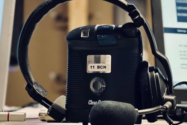 What is an intercom and how does it work at an event?