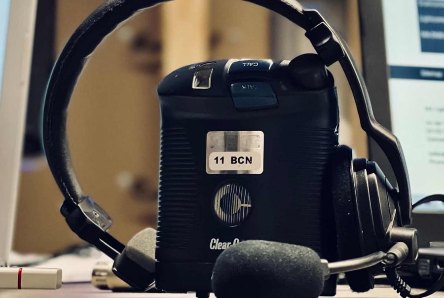 What is an intercom and how does it work at an event?