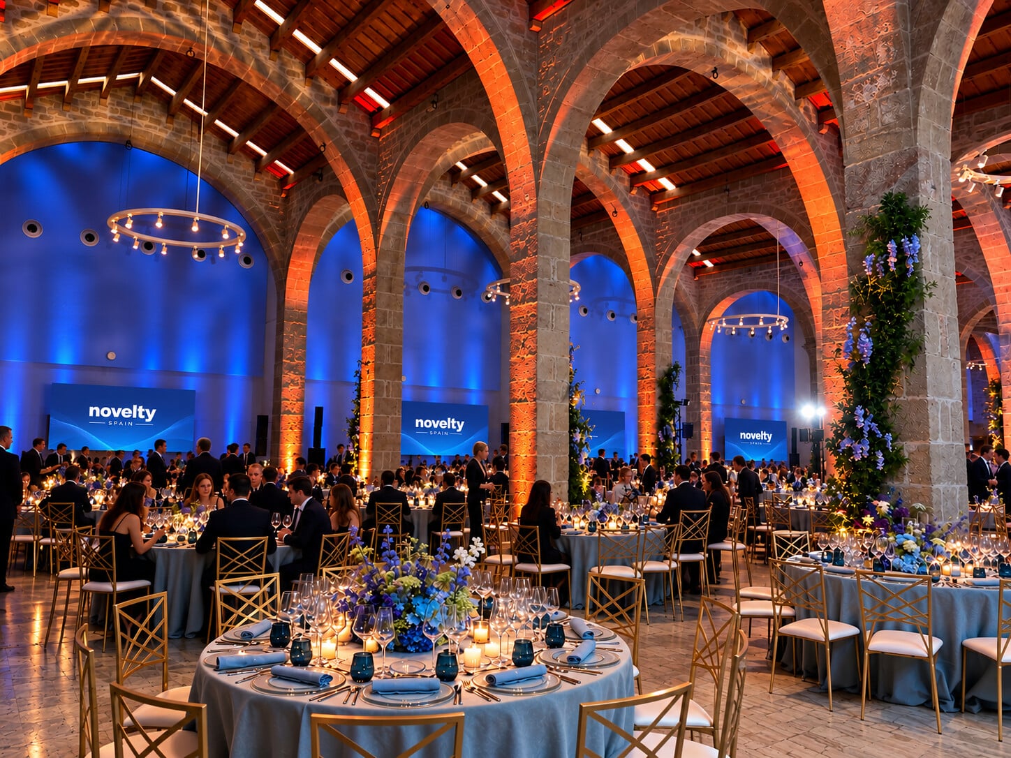 Event production at Barcelona's Maritime Museum: an immersive gala dinner for 670 guests