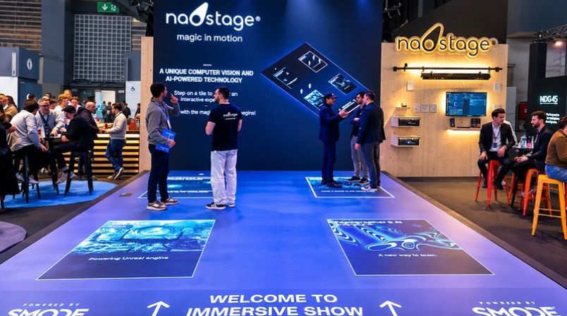 AV technical production for trade show stands: Naostage's immersive stand at ISE 2026